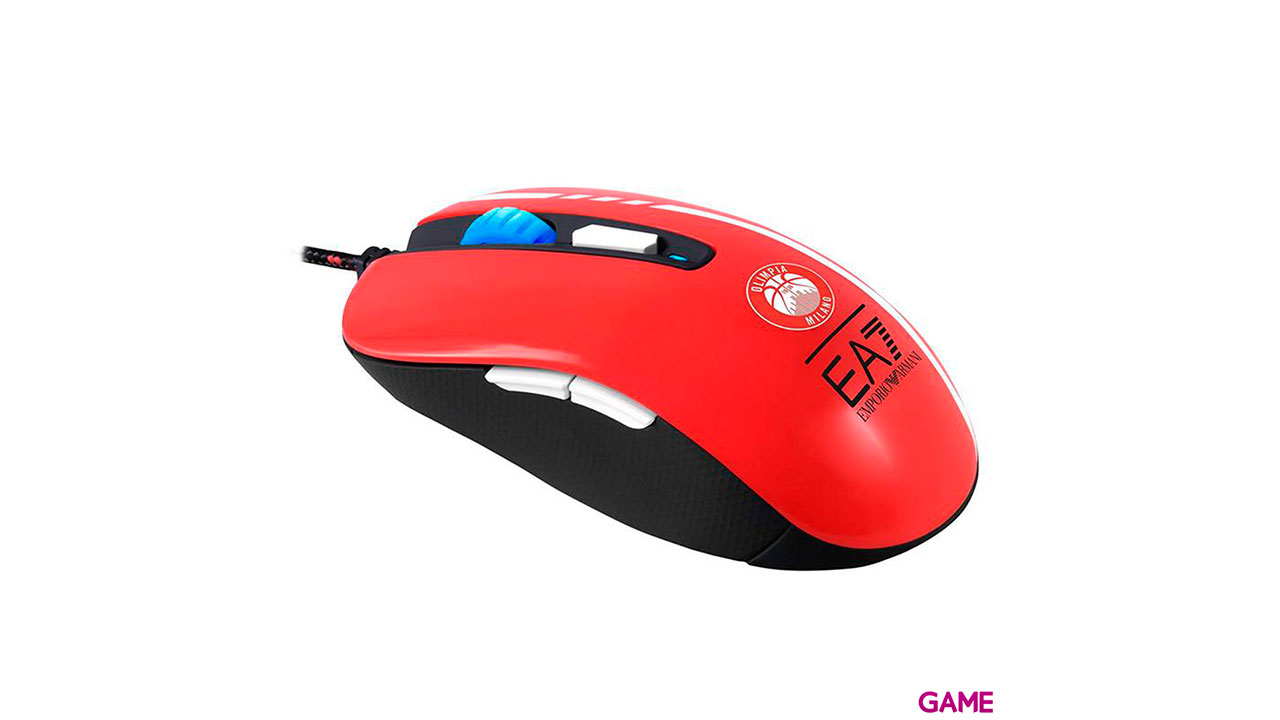 Mars Gaming MMEA7 EMPORIO ARMANI 7 OLIMPIA MILANO OFFICIAL LICENSED GAMING MOUSE-1