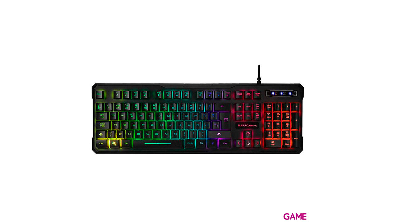 Mars Gaming MK218 FULL RGB H-MECHANICAL RED GAMING KEYBOARD-1