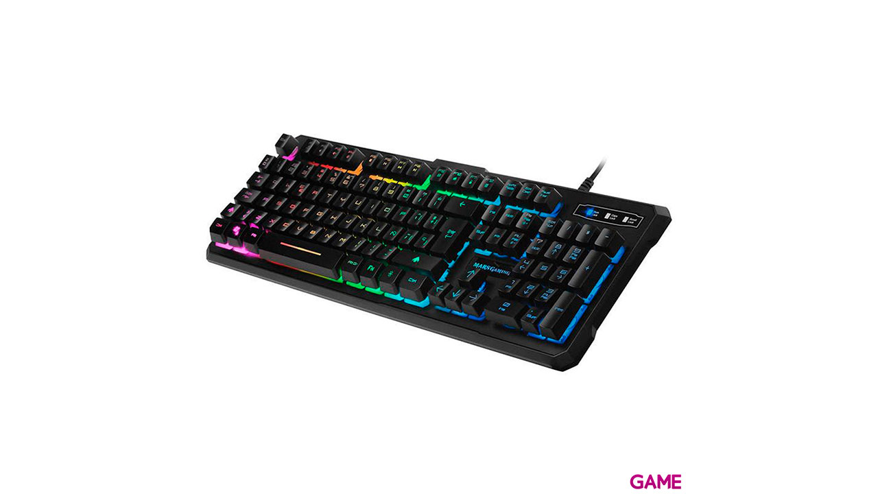 Mars Gaming MK218 FULL RGB H-MECHANICAL RED GAMING KEYBOARD-4