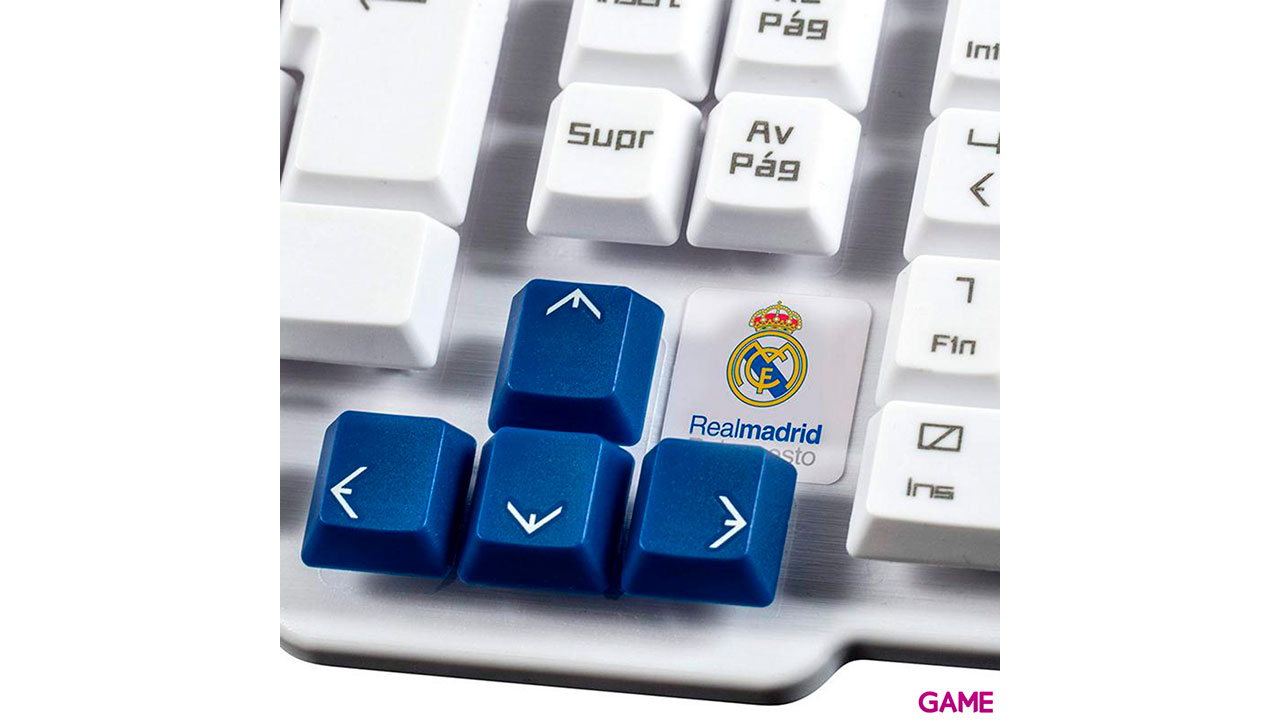 Mars Gaming MKRM Real Madrid Official Licensed - Teclado Gaming-3