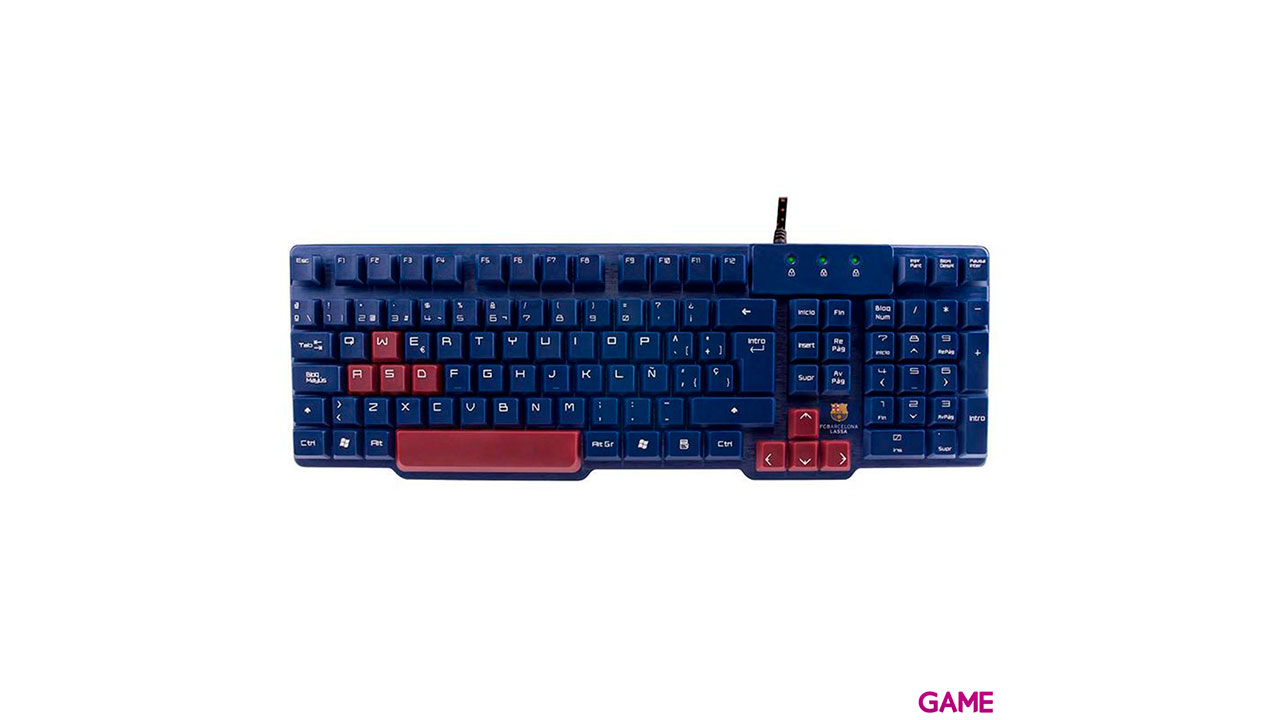 Mars Gaming MKBC BARCELONA LASSA OFFICIAL LICENSED GAMING KEYBOARD-0