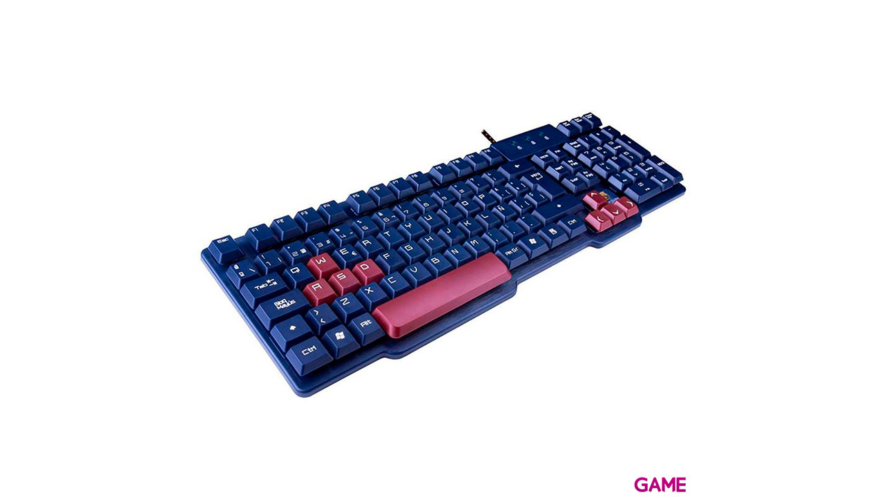 Mars Gaming MKBC BARCELONA LASSA OFFICIAL LICENSED GAMING KEYBOARD-1