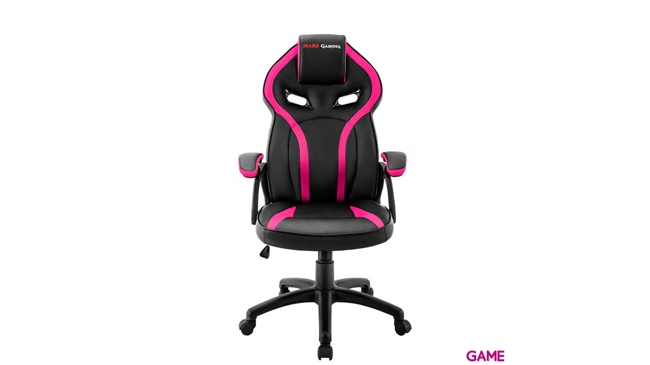 Mars Gaming MGC118 Negro-Rosa - Silla Gaming-0