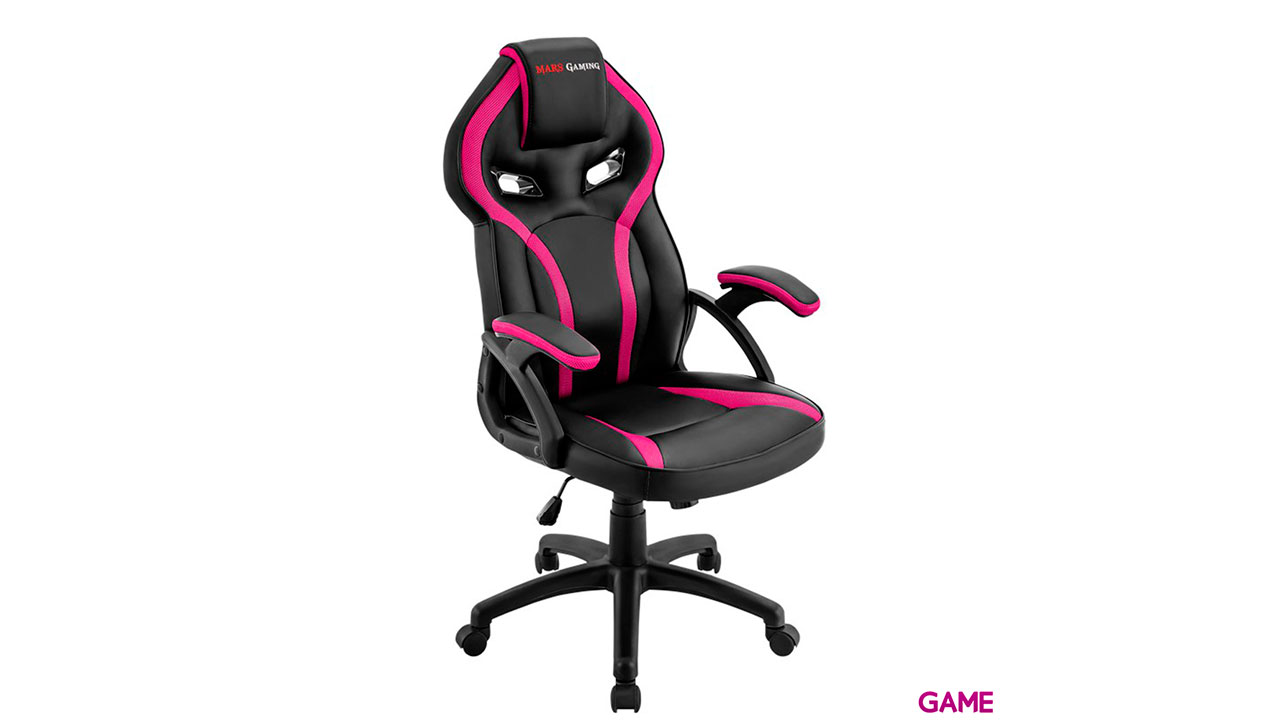 Mars Gaming MGC118 Negro-Rosa - Silla Gaming-1