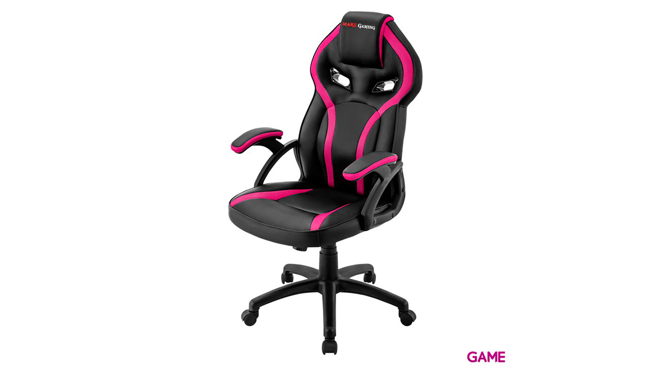 Mars Gaming MGC118 Negro-Rosa - Silla Gaming-2