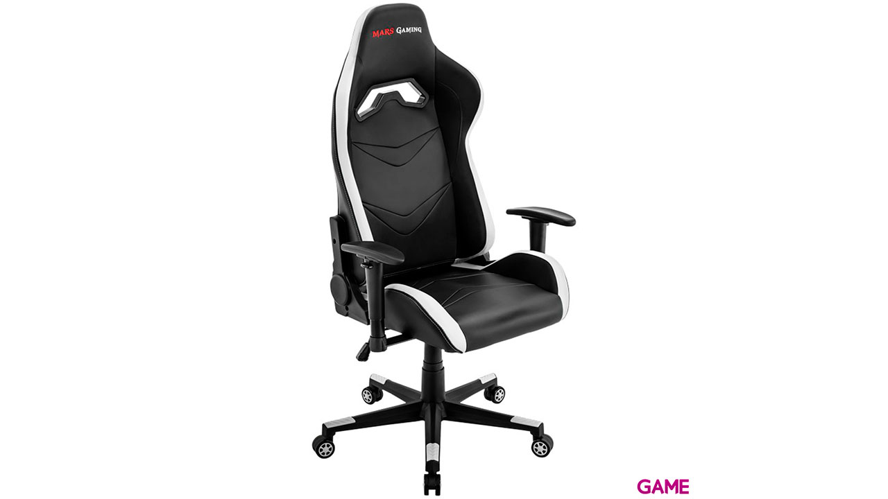 Mars Gaming MGC3 Negro-Blanco - Silla Gaming-1