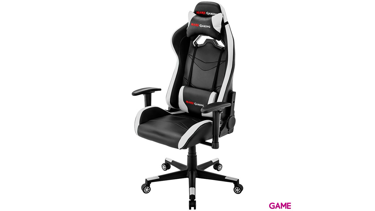 Mars Gaming MGC3 Negro-Blanco - Silla Gaming-2