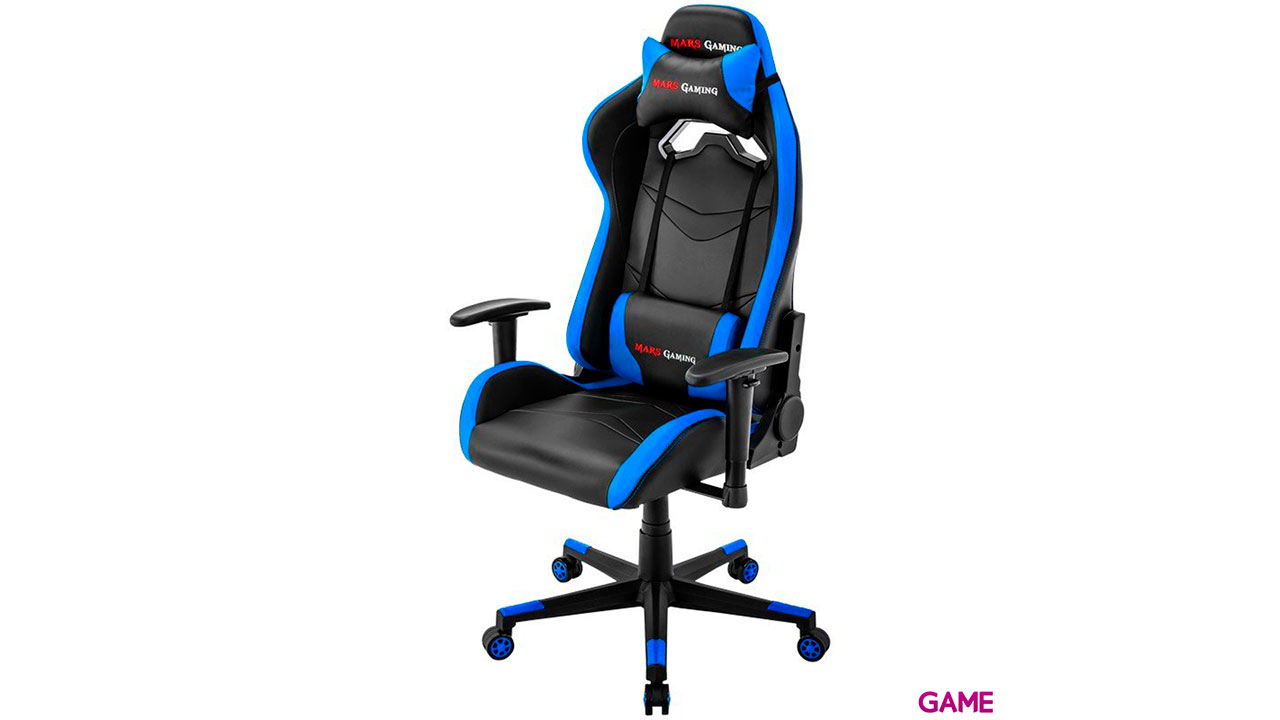 Mars Gaming MGC3 Negro-Azul - Silla Gaming-2