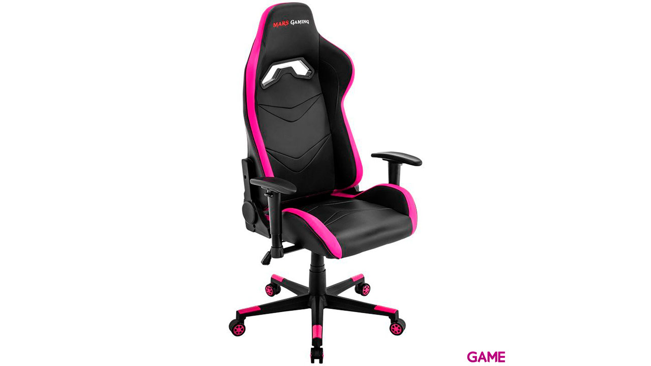 Mars Gaming MGC3 Negro-Rosa - Silla Gaming-1