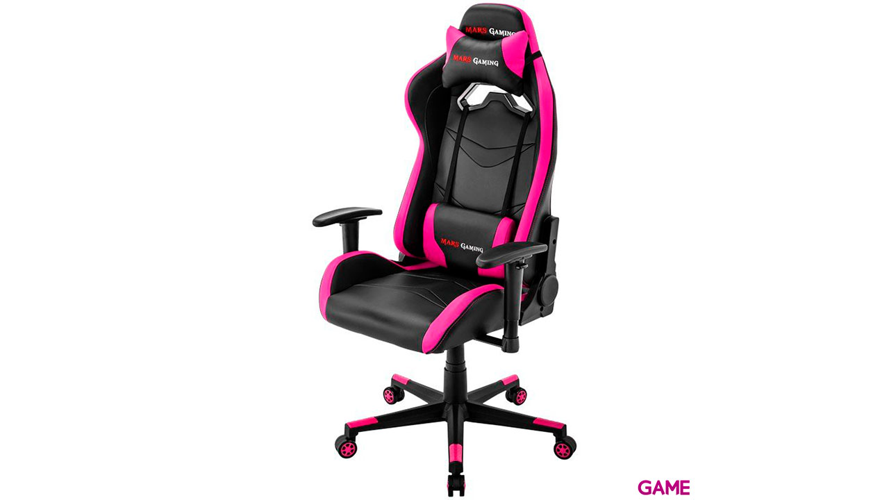 Mars Gaming MGC3 Negro-Rosa - Silla Gaming-2
