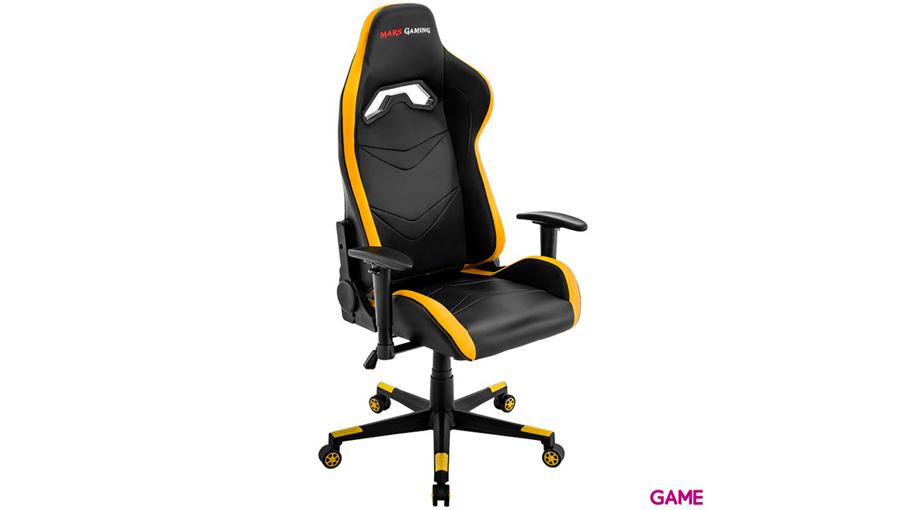 Mars Gaming MGC3 Negro-Amarillo - Silla Gaming-1