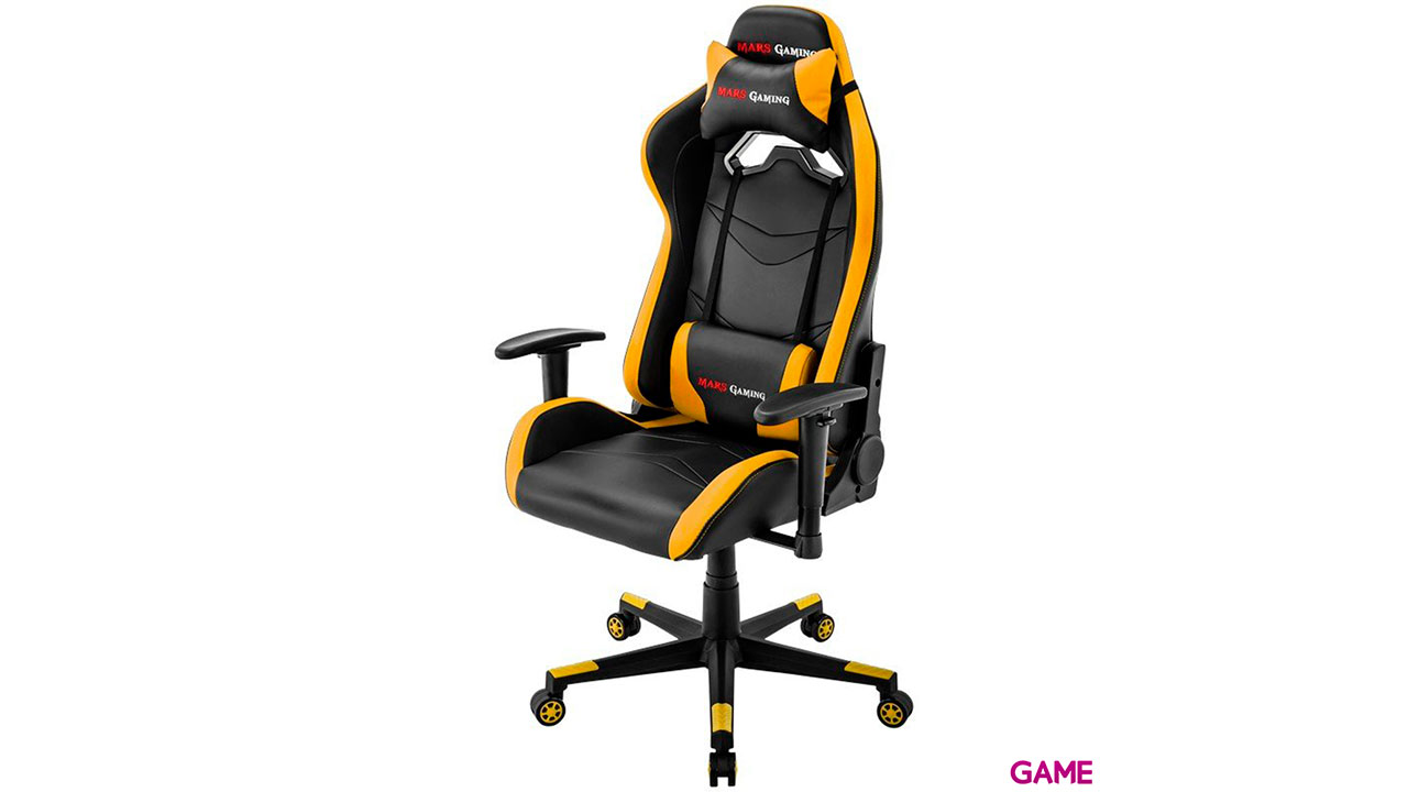 Mars Gaming MGC3 Negro-Amarillo - Silla Gaming-2