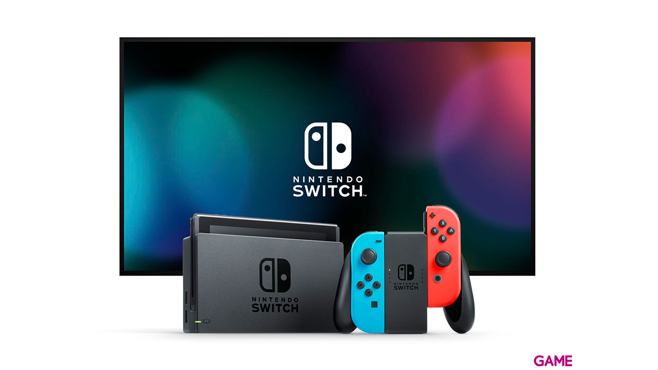 Nintendo Switch Azul Neon Rojo Neon + Ring Fit-2