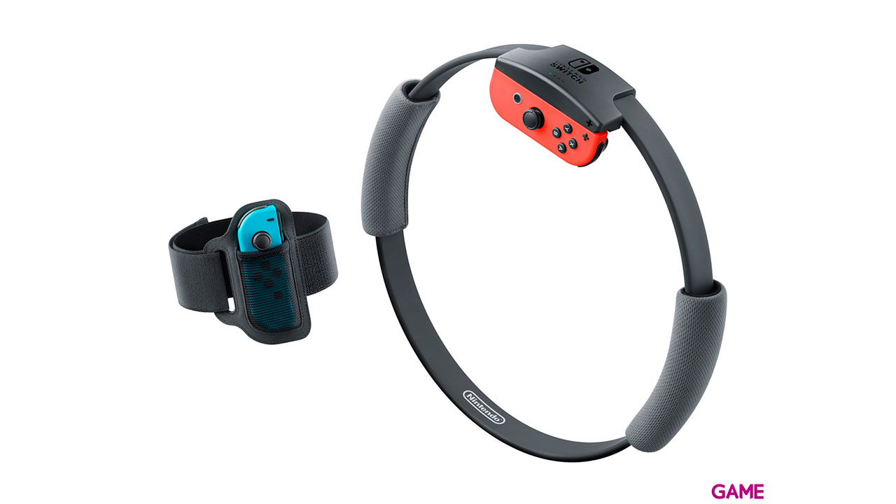 Nintendo Switch Azul Neon Rojo Neon + Ring Fit-7