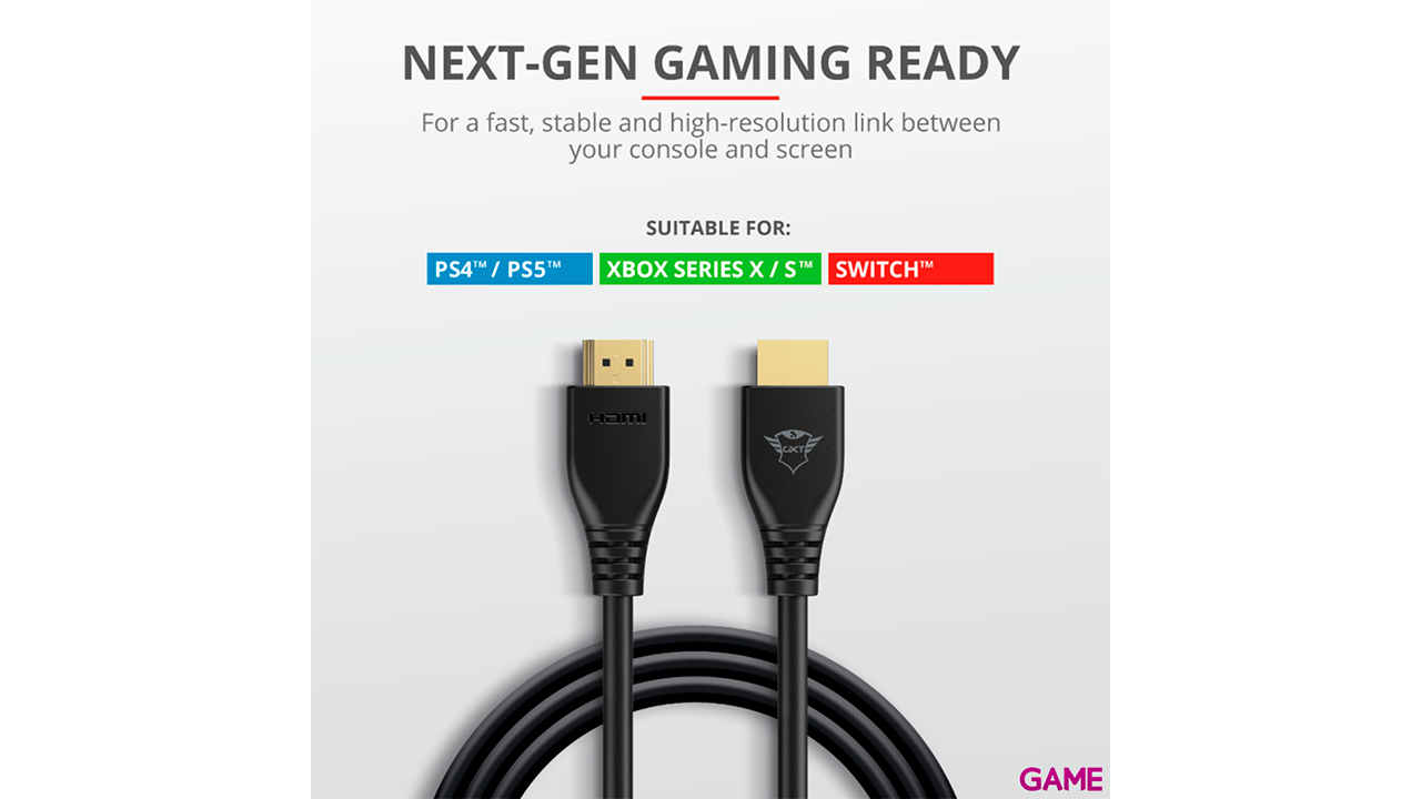 Cable HDMI 2.1 8K Trust Ruza PS4-PS5-XSX-NSW-3