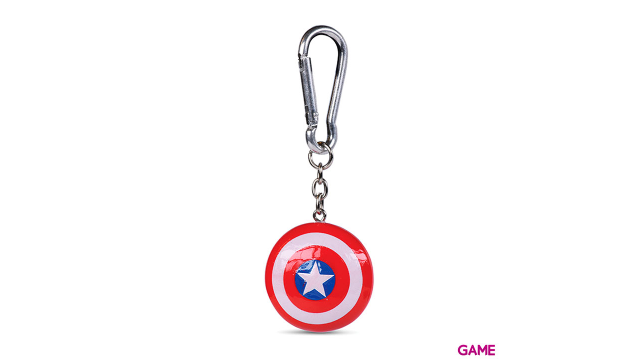 Llavero de Poliresina Marvel: Escudo de Capitán América-0