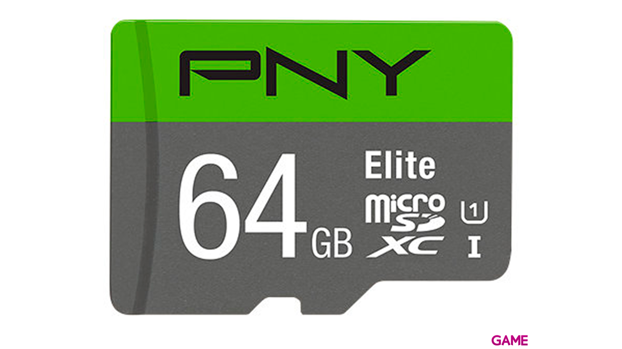 Memoria PNY 64Gb microSDXC UHS-I C10 R100-0