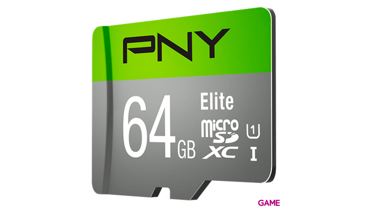 Memoria PNY 64Gb microSDXC UHS-I C10 R100-1