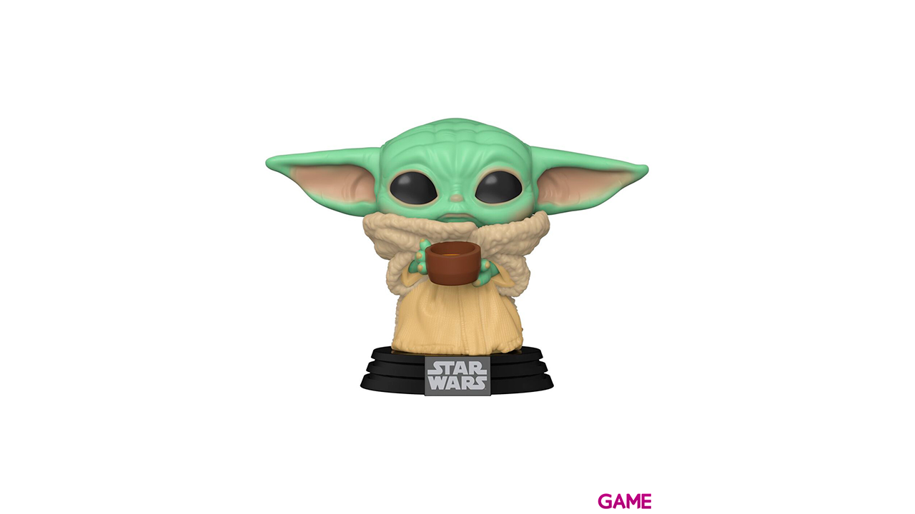 Figura POP Star Wars The Mandalorian: The Child with Cup-0