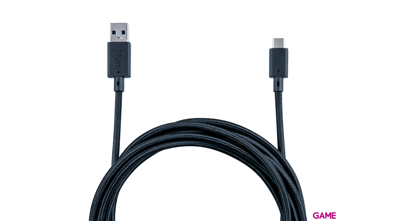 Cable Trenzado USB-C de 3 Metros Para Carga y Datos-2