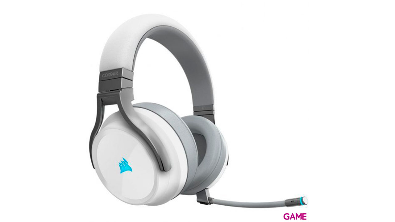 Corsair Virtuoso Wireless RGB 7.1 Blanco 3.5mm - PC-PS4-PS5-XBOX-SWITCH-MOVIL - Auriculares Gaming-1