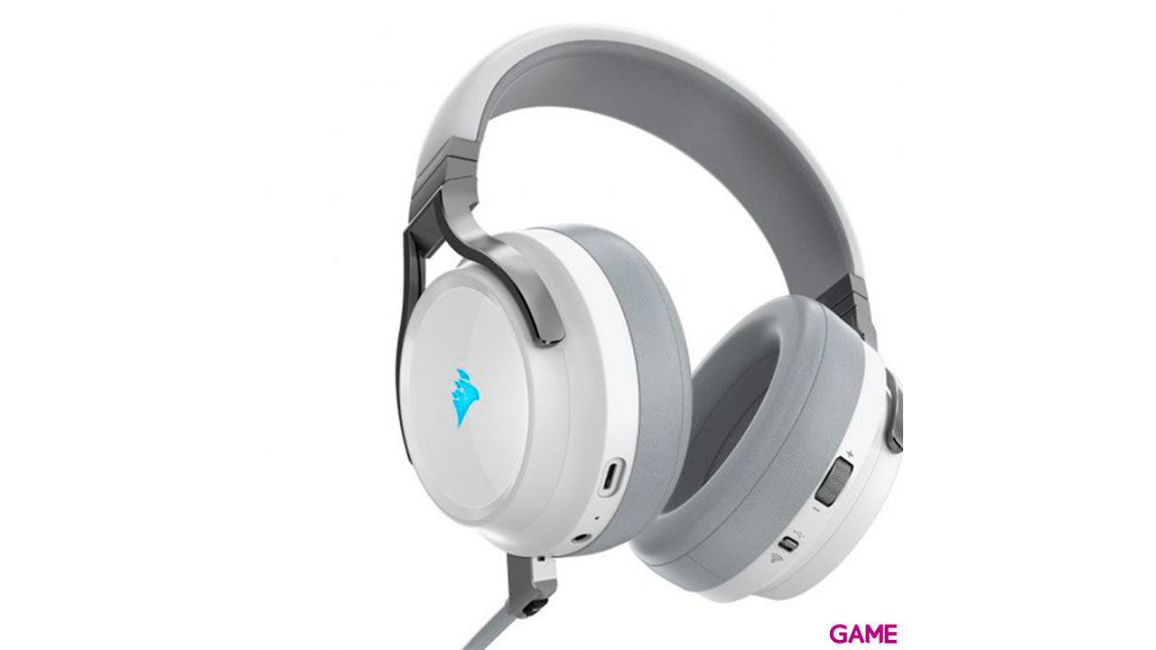 Corsair Virtuoso Wireless RGB 7.1 Blanco 3.5mm - PC-PS4-PS5-XBOX-SWITCH-MOVIL - Auriculares Gaming-4
