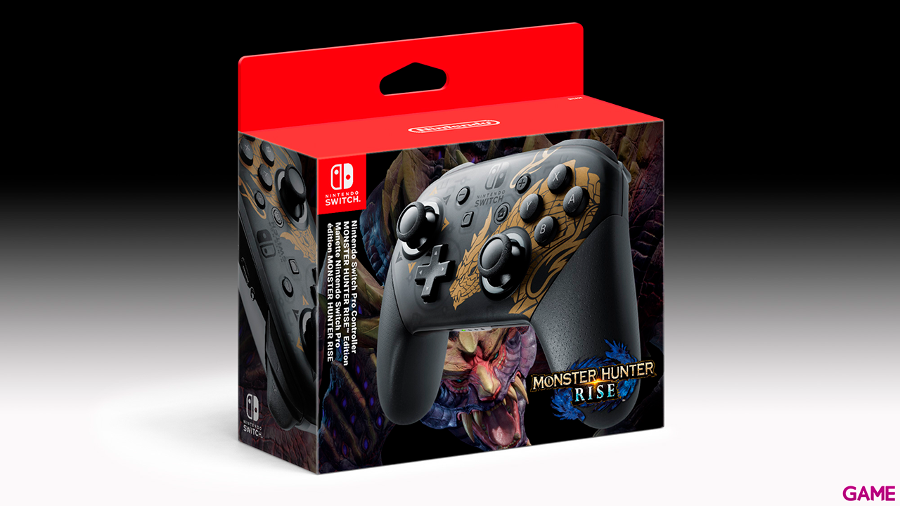 Nintendo Switch Pro Controller Edición Monster Hunter Rise-0