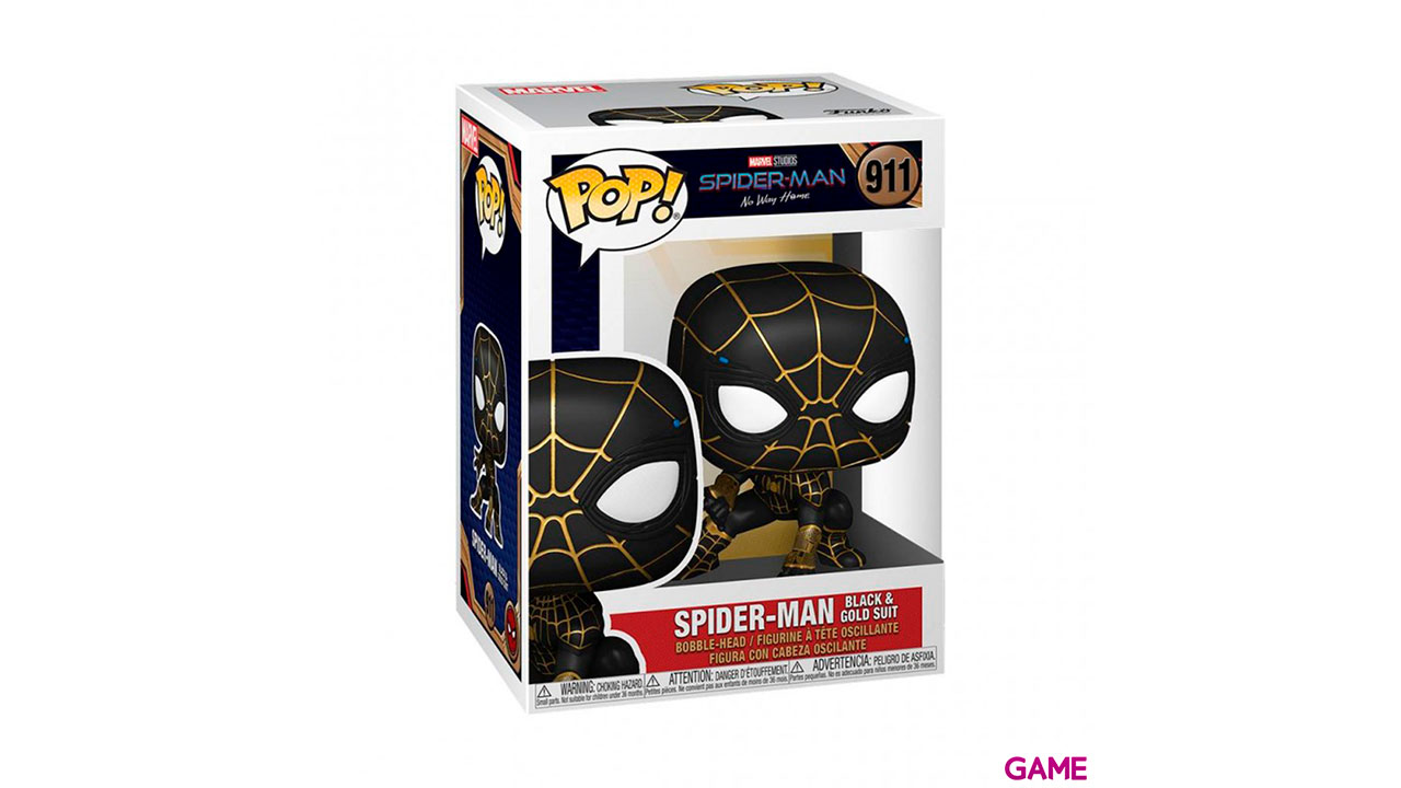 Figura POP Spider-Man No Way Home: Spider-Man Black&Gold Suit-1