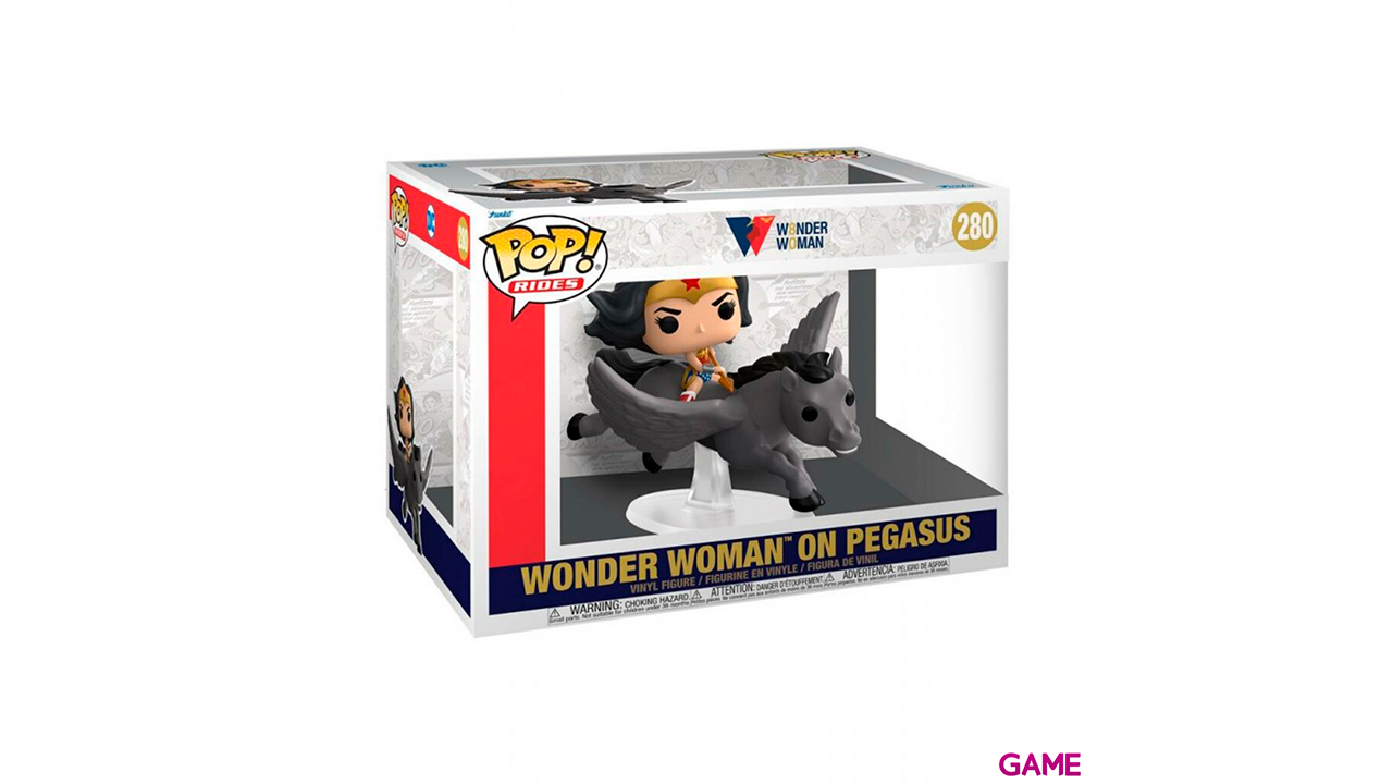 Figura POP Wonder Woman 80th: Wonder Woman en Pegaso-1