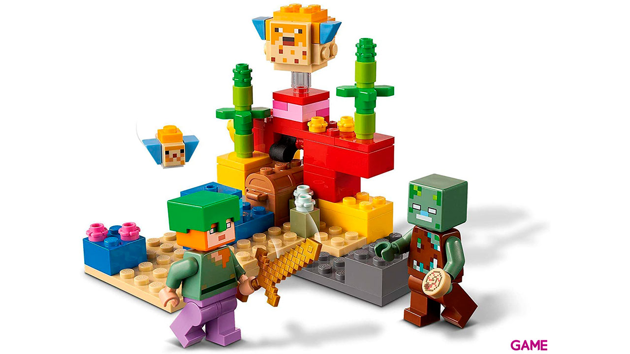 LEGO Minecraft: El Arrecife de Coral 21164-1