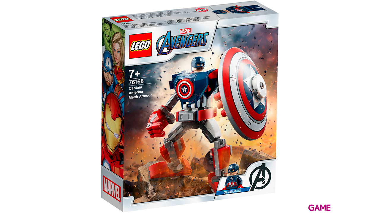 LEGO Marvel: Armadura Robótica del Capitán América 76168-3