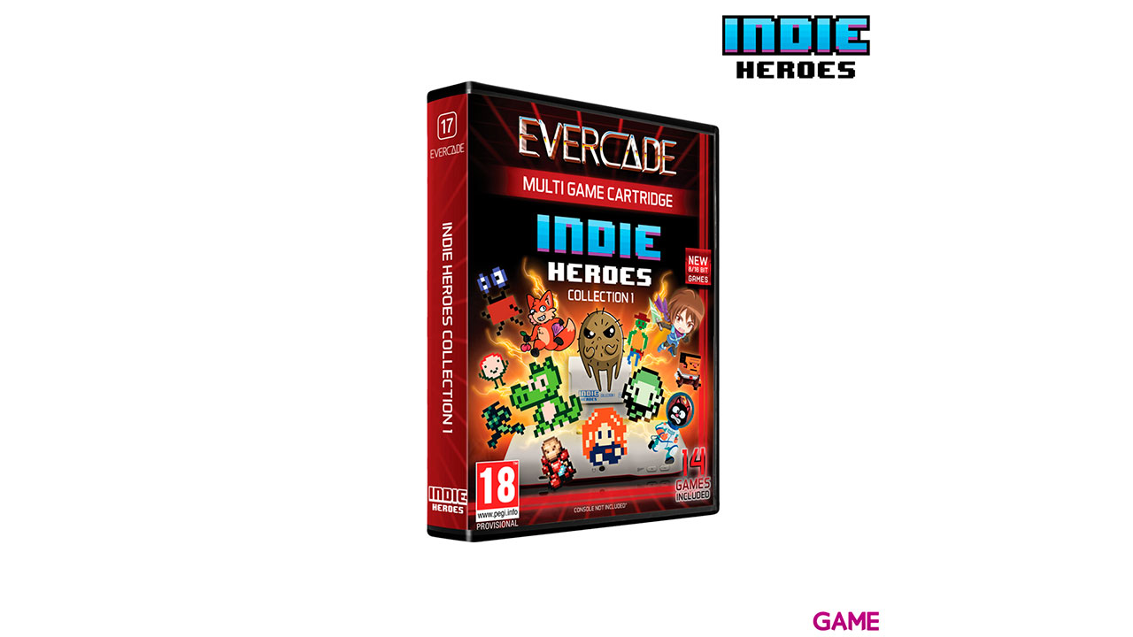 Cartucho Evercade Indie Heroes 1-0