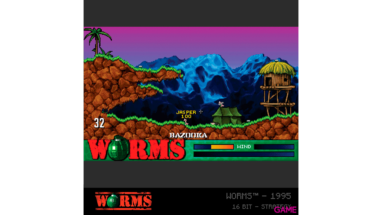 Cartucho Evercade Worms Collection 1-3
