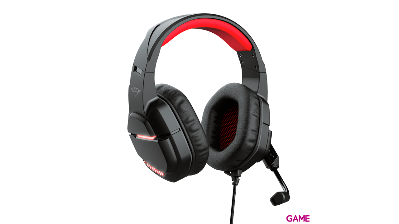 Trust GXT 448 Nixxo USB LED Rojo PC-PS4-PS5 - Auriculares Gaming-0