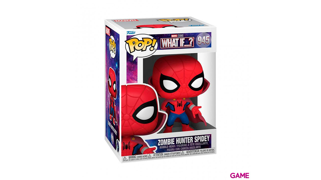 Figura POP Marvel What if: Zombie Hunter Spiderman-0