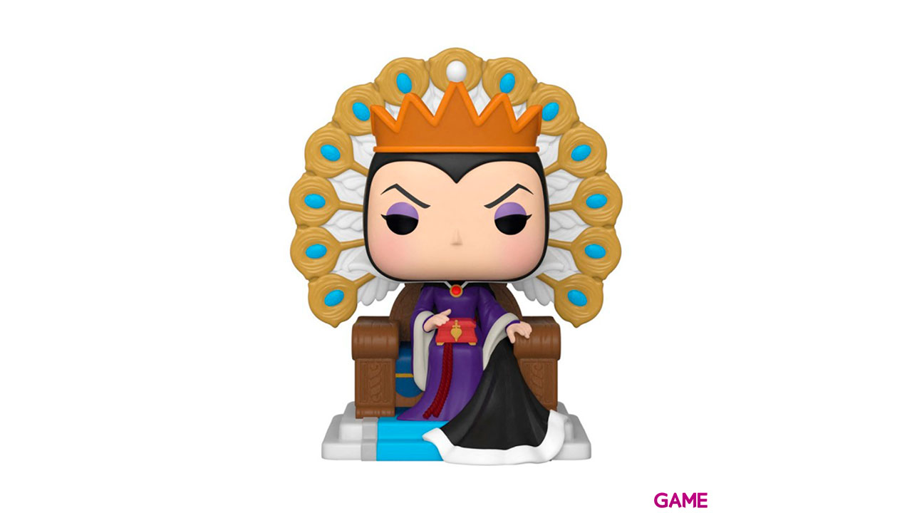Figura POP Deluxe Disney Villanos: Reina Malvada en Trono-0