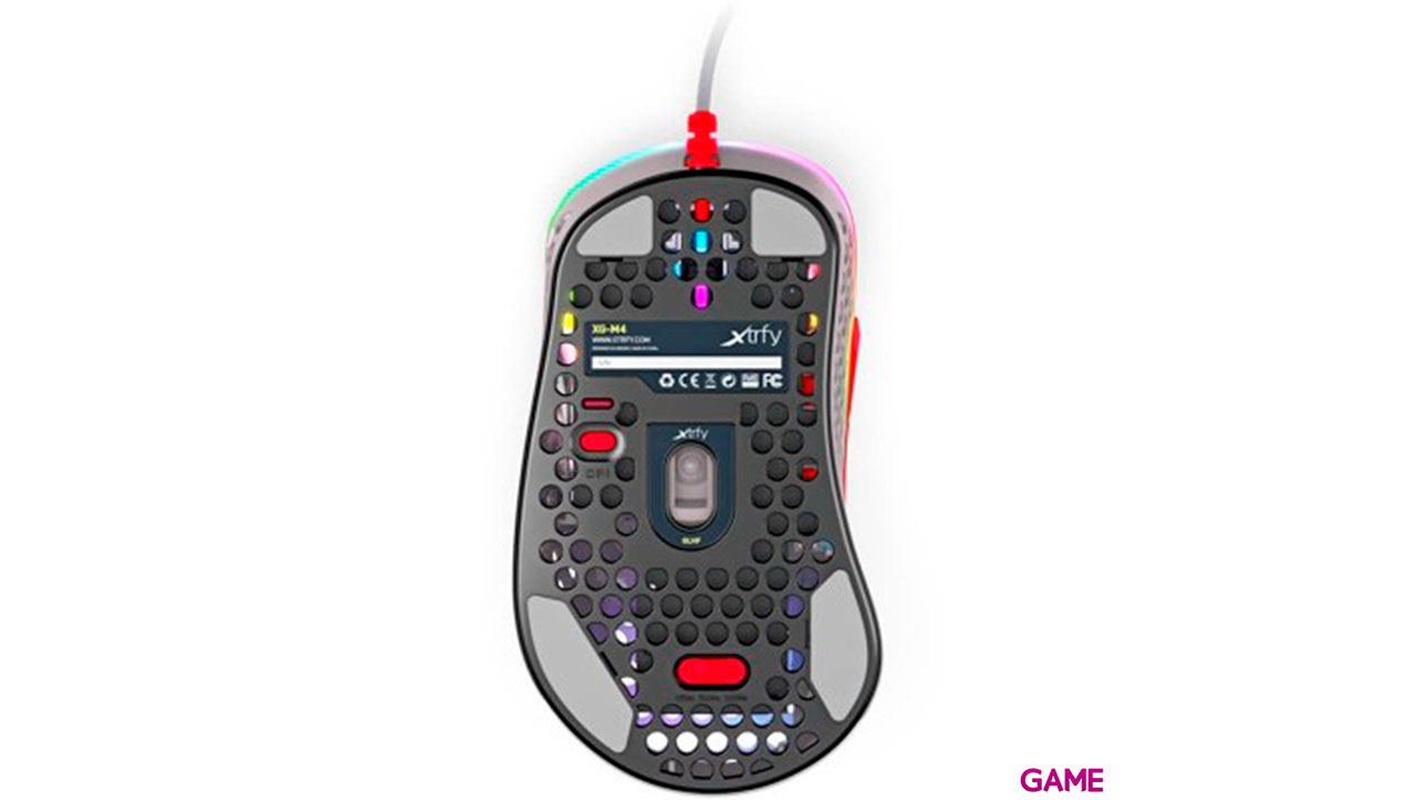 Xtrfy M4 Retro Edition Gris - Ratón Gaming-2