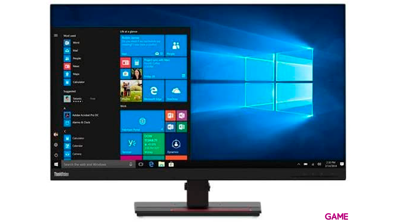 Lenovo ThinkVision T27H-20 - 27´´ - IPS - W2K QHD - Regulable - HUB USB 3.0 - Monitor-0