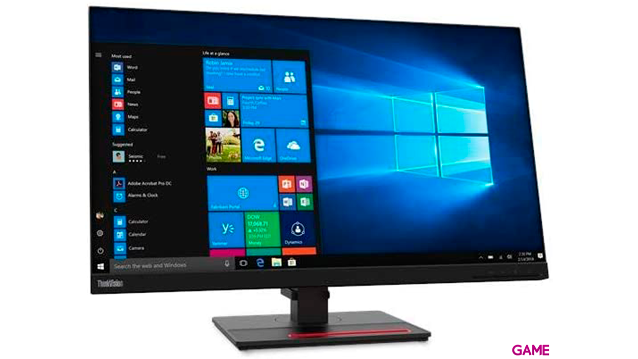 Lenovo ThinkVision T27H-20 - 27´´ - IPS - W2K QHD - Regulable - HUB USB 3.0 - Monitor-1