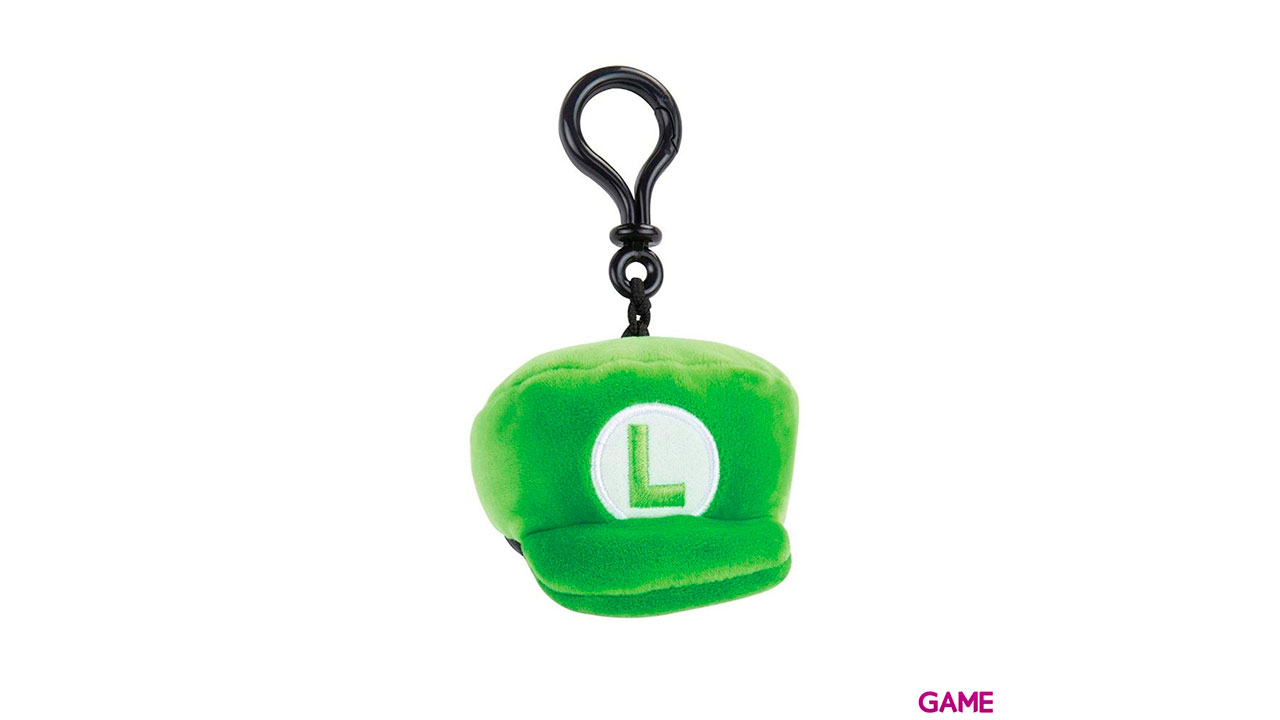 Llavero Peluche Mario Kart: Gorro de Luigi 10cm-0