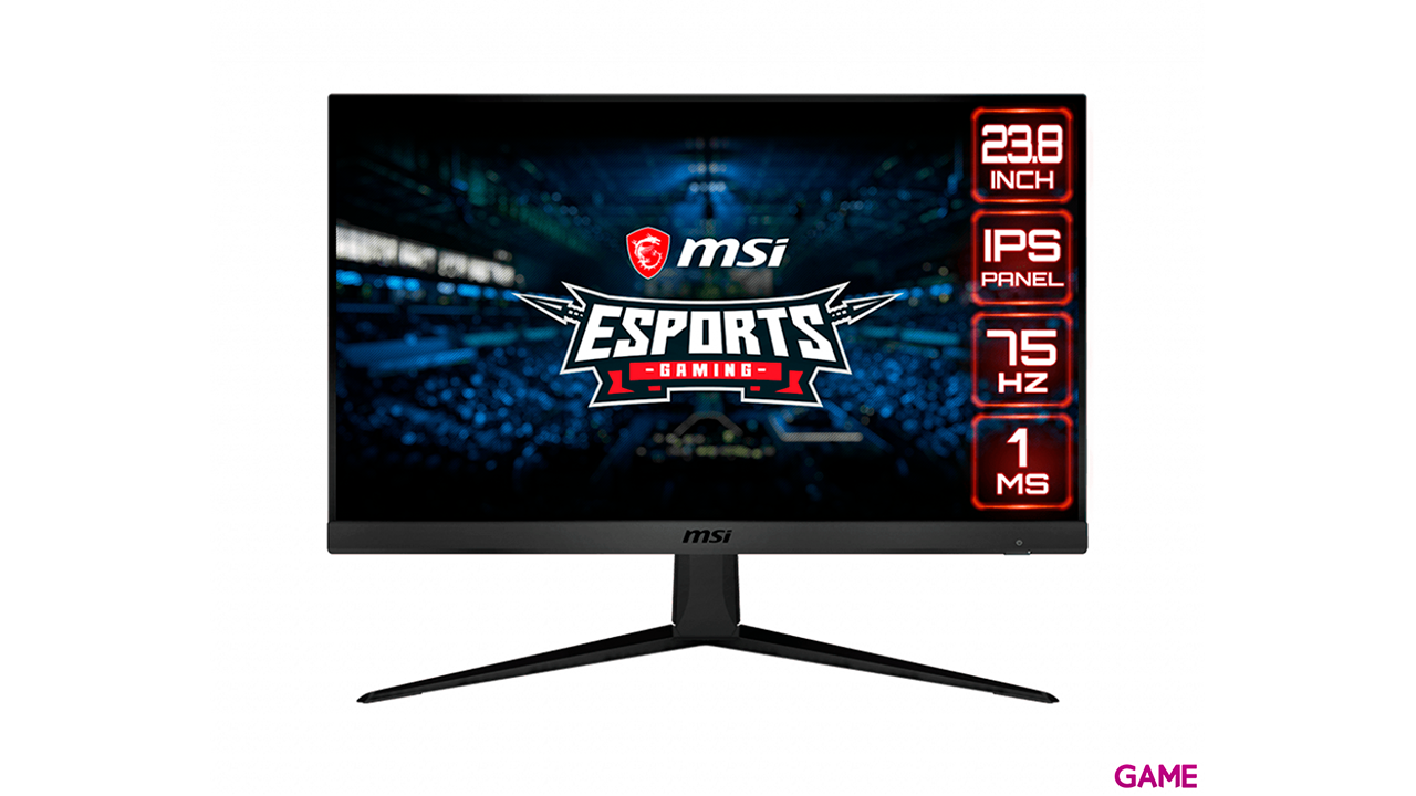 MSI Optix G241V E2 - 23,8 - IPS - Full HD - 75Hz - FreeSync - Monitor Gaming