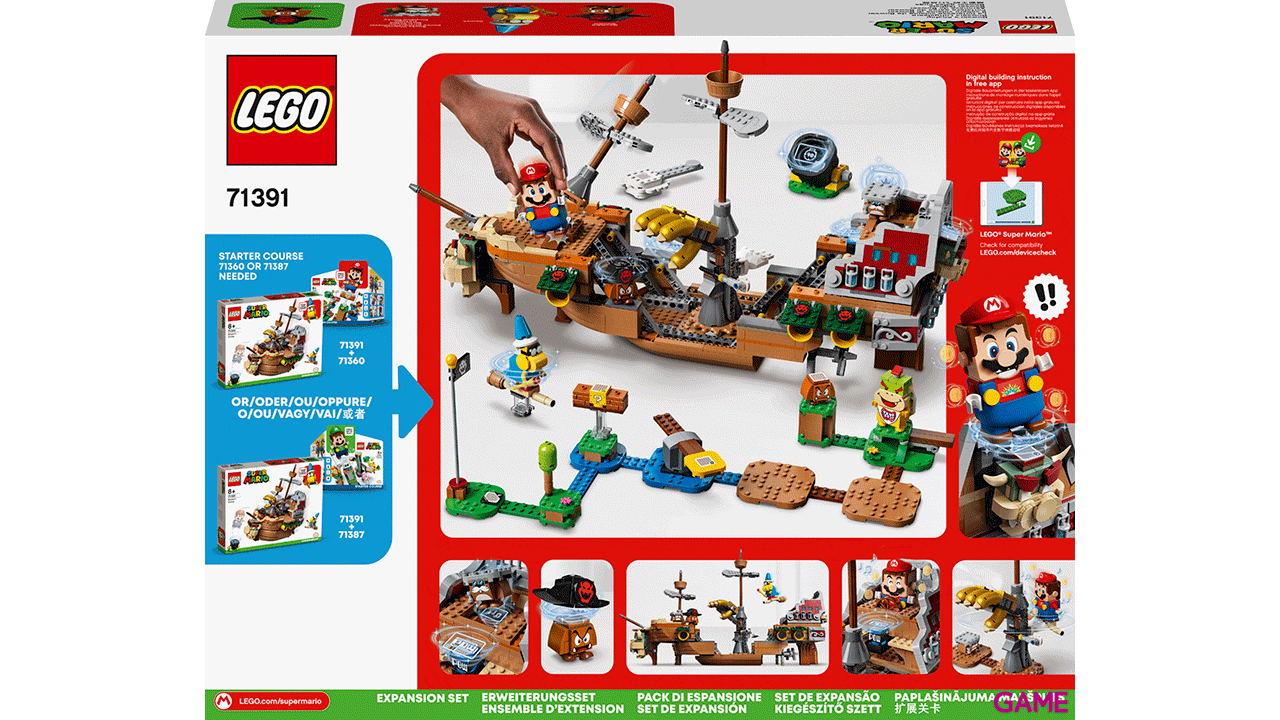 LEGO Super Mario: Fortaleza aérea de Bowser 71391-7