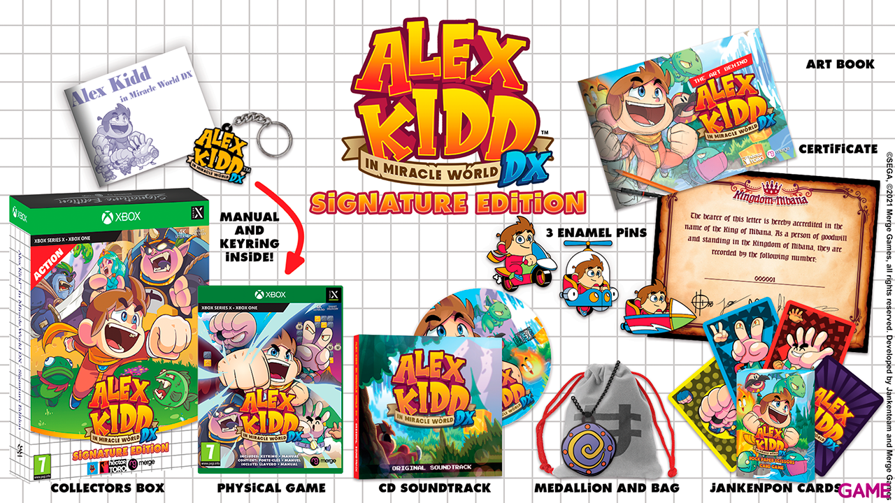 Alex Kidd in Miracle World DX Signature Edition