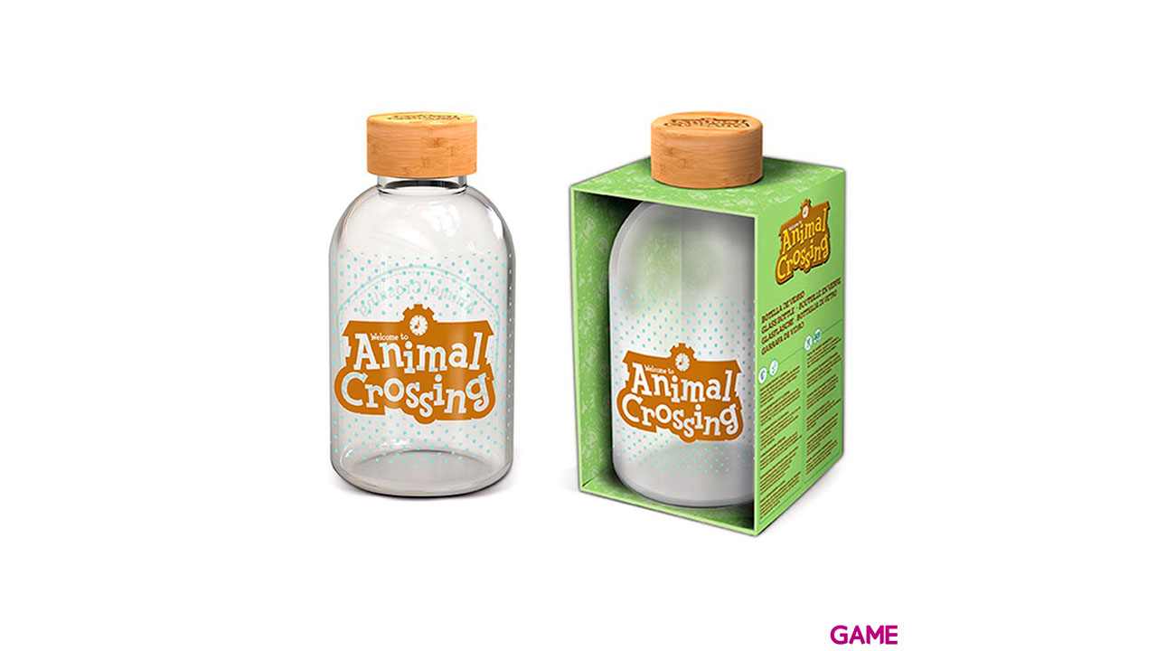 Botella de Cristal Animal Crossing 620ml-0
