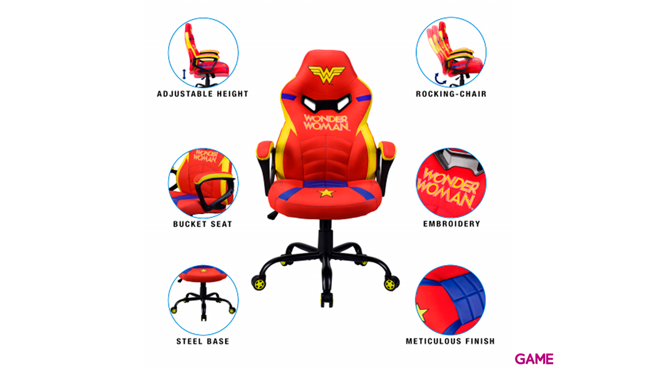 Gaming Seat Junior Wonder Woman Silla Gaming-2