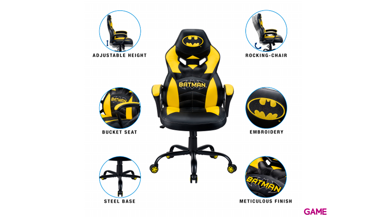 Gaming Seat Junior Batman - Silla Gaming-2