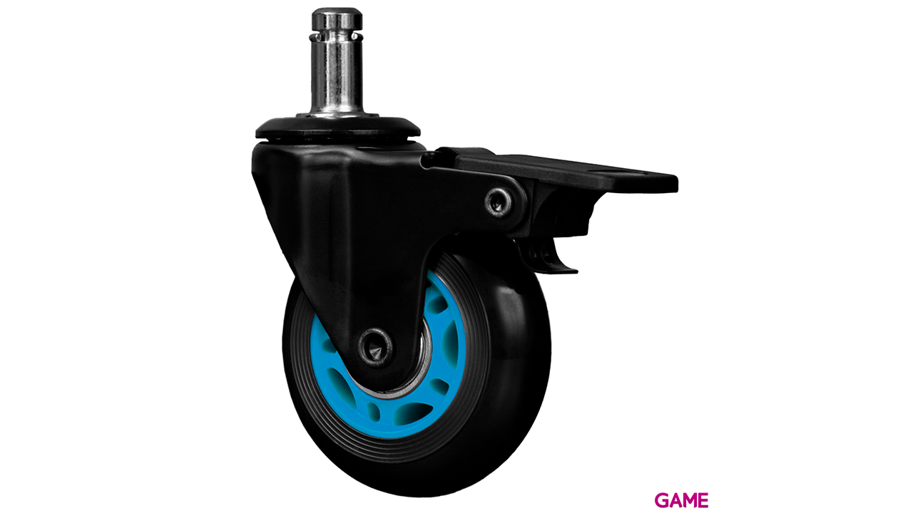 GAME WHBR65BL - Set de 5 ruedas con freno - Azul-1