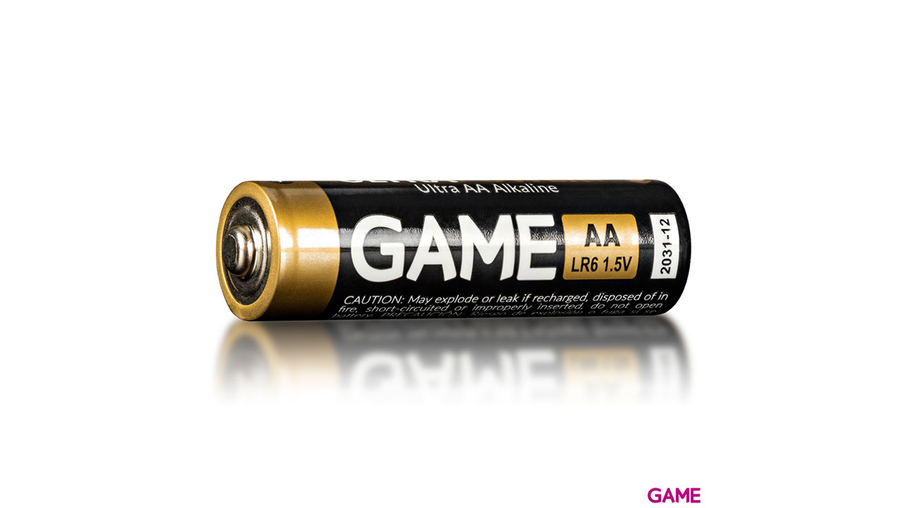 GAME UltraPower+ Pack 4 Pilas Alcalinas LR6 AA-1