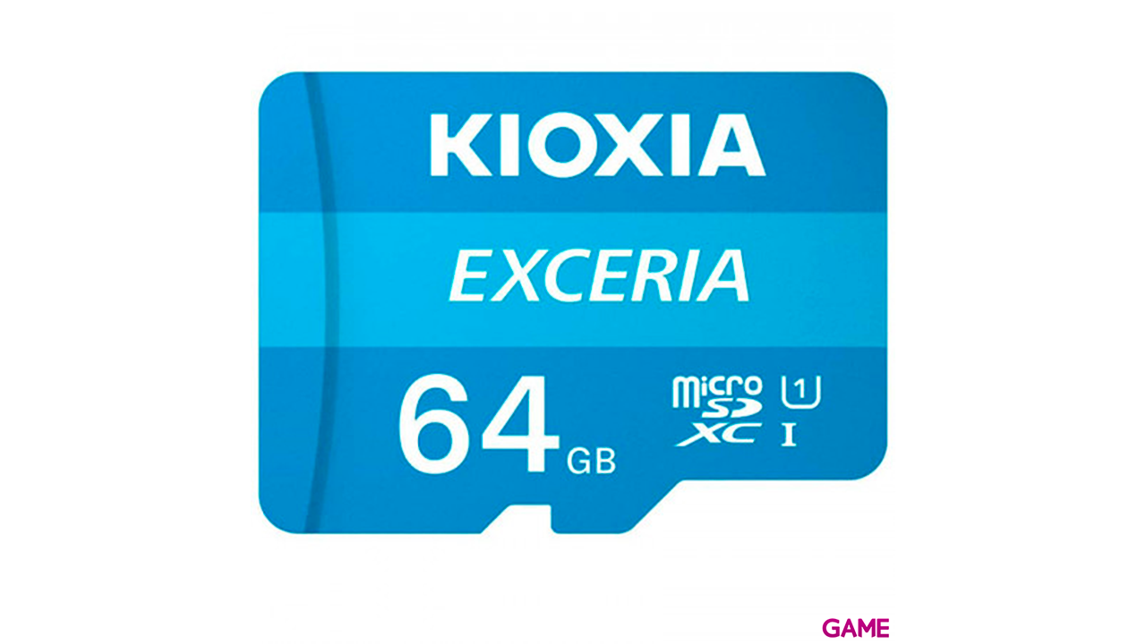 Memoria Kioxia Exceria 64Gb microSDXC UHS-I C10 R100-0