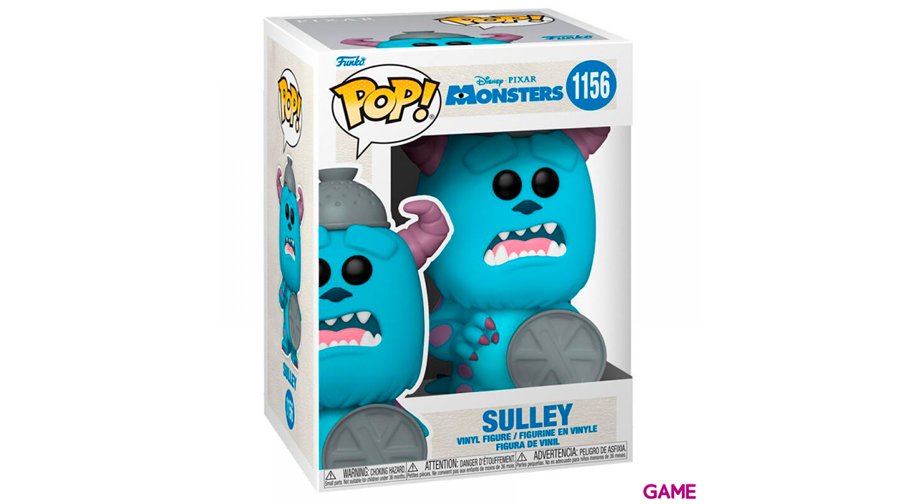 Figura POP Monstruos S.A. 20 Aniversario: Sulley con Escudo-0